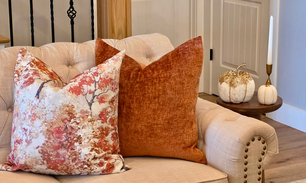 TERRACOTTA PILLOW COVER, 22