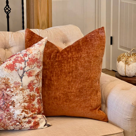 TERRACOTTA PILLOW COVER, 22