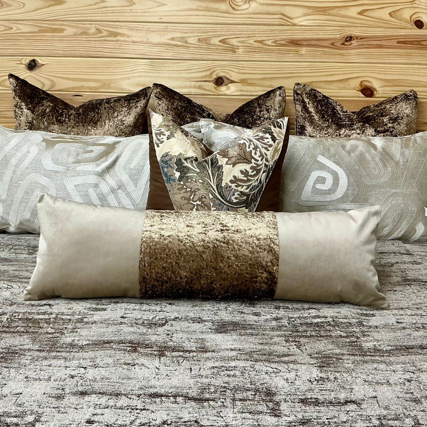 Leafy Truffle Accent Pillow Cover