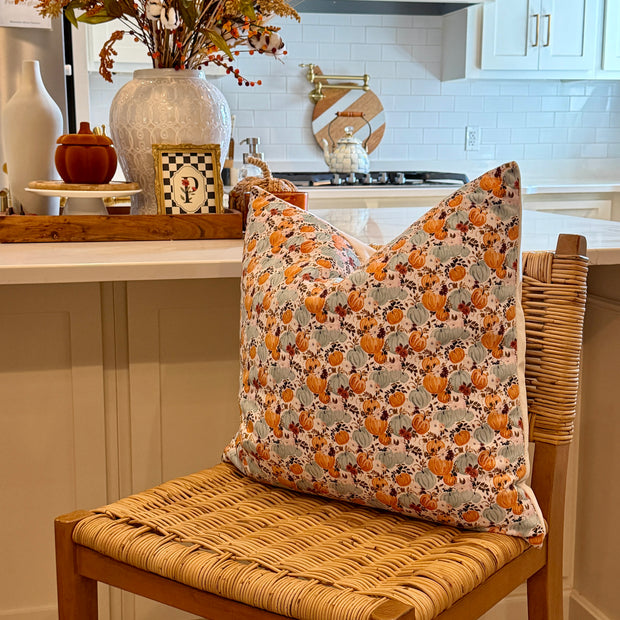 PILLOW COVER, 22"X22" FINISHED SIZE , HIDDEN ZIPPER