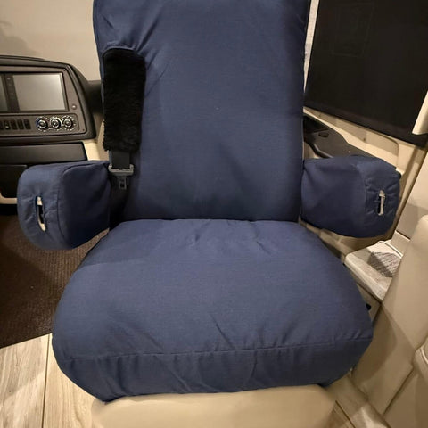 Captain's Chair Cover - PASSENGER SEAT for Tiffin Class A Coaches- per seat DELUXE (Copy)