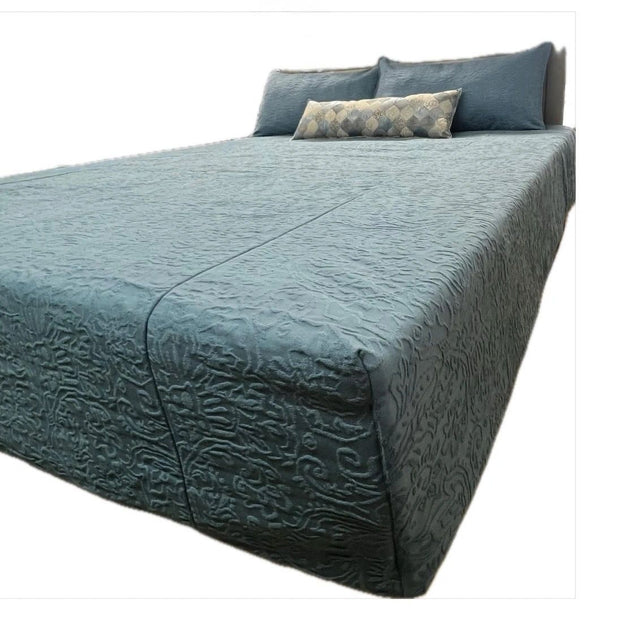Delta Blues Bedspread + 2 Pillow Shams